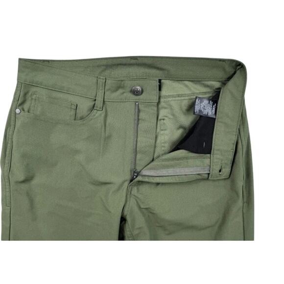 Swiss Tech Pants Men’s 30x32 Army Green Olive Branch Performance Chino - Picture 4 of 6